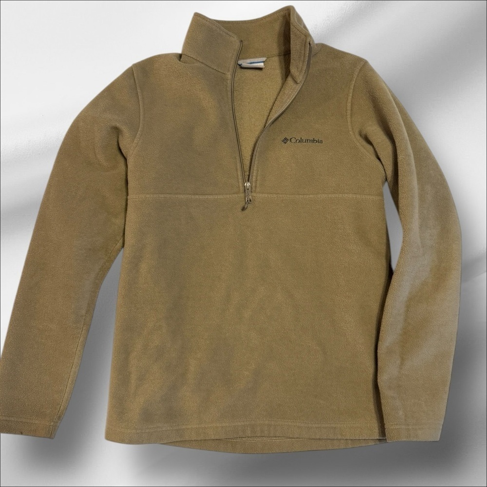 Men’s Columbia quarter zip fleece pullover size S
